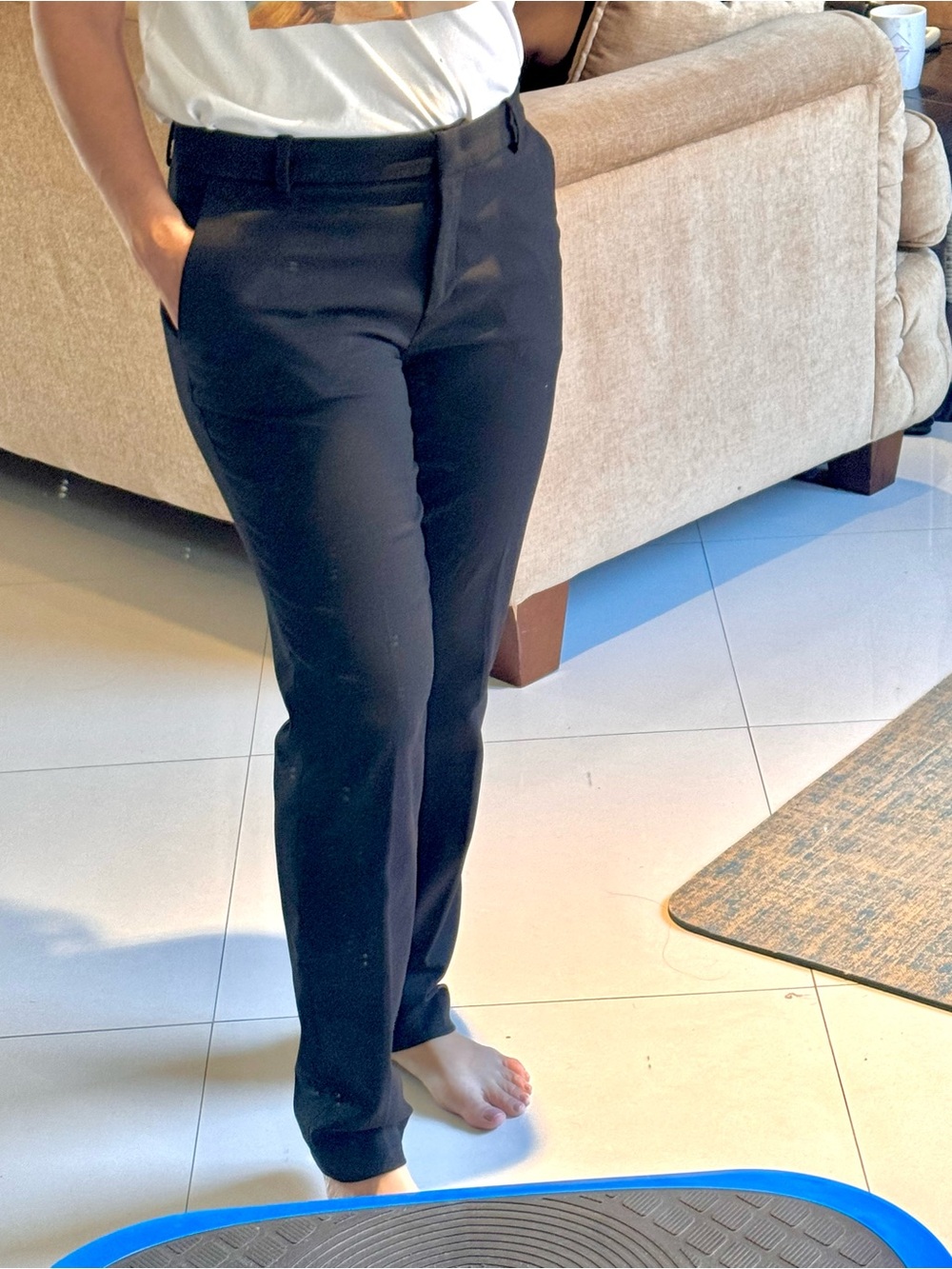 H&M Black Women's Trousers